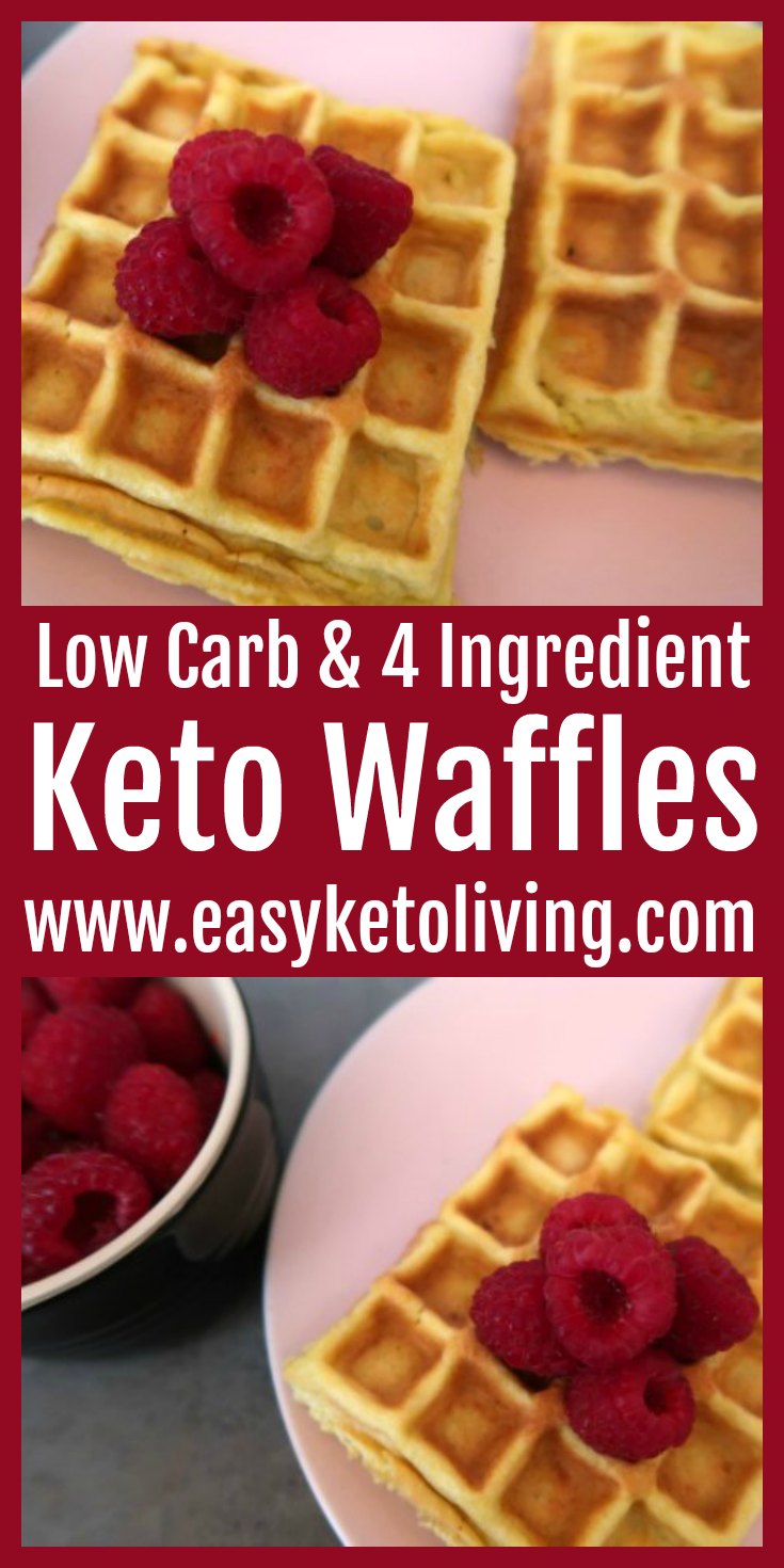 Keto Waffles Recipe - Best Easy Low Carb Coconut Four Breakfast