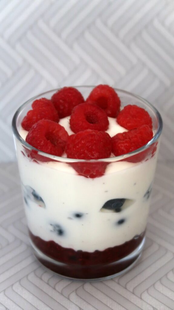 Keto Yogurt Breakfast Bowl - Low Carb Parfait & Toppings Ideas