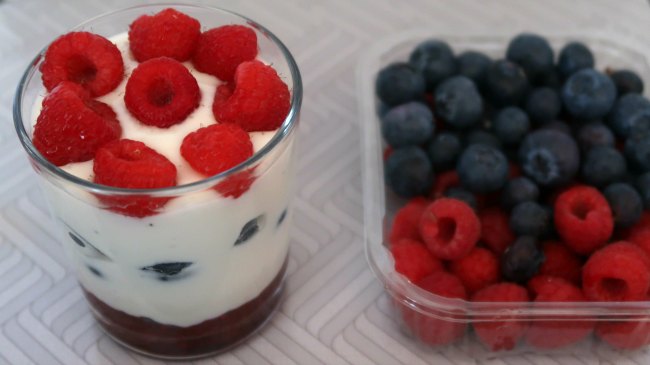 Keto Yogurt Breakfast Bowl - Low Carb Parfait & Toppings Ideas